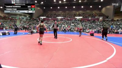 96 lbs 3rd Place Match - Ferris Funk, Team Conquer Wrestling vs Damian Barbosa, Honey Badger Wrestling Club