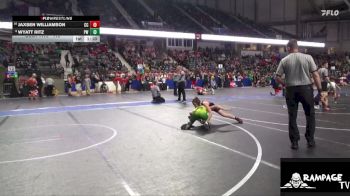 110 lbs Cons. Round 1 - Jaxsen Williamson, Chase County vs Wyatt Ritz, Pratt WC
