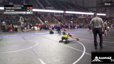 110 lbs Cons. Round 1 - Jaxsen Williamson, Chase County vs Wyatt Ritz, Pratt WC