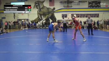 157 lbs Semifinal - Elias Bieschke, Benton Community vs Carson Kidwell, Solon