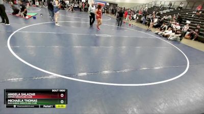 170 lbs Cons. Round 5 - Michaela Thomas, Bad Karma Wrestling Club vs Angela Salazar, Somar Wrestling Club