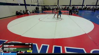 157 lbs Cons. Round 1 - Erwin Morales, Elmhurst College vs Ayden Lutes, Wabash