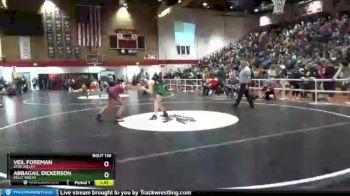 Round 1 - Veil Foreman, Star Valley vs Abbagail Dickerson, Kelly Walsh