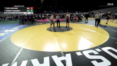 3A Boys 285 lbs Cons. Semi - Carl Orchard, Corbett Boys vs Joseph Trammell, Sheridan Boys