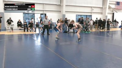 132 lbs Cons. Rd Of 16 - Cohen Wells, Mat Demon Wrestling Club vs Ryan Doucette, Team Prestige Wrestling