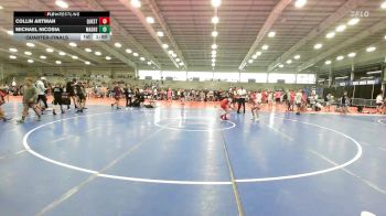 85 lbs Quarterfinal - Collin Artman, Quest School Of Wrestling MS vs Michael Nicosia, Mat Assassins Red