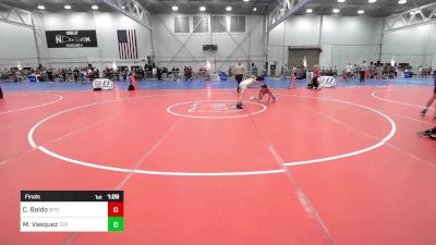 85 lbs Final - Christopher Baldo, Bitetto Trained Wrestling Club vs Marvin Vasquez, Top Flight Wrestling Academy