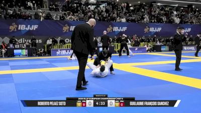 Guillaume François Sanchez vs Roberto Pelaez Soto 2026 European Jiu-Jitsu IBJJF Championship
