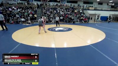 132 lbs 5th Place Match - Grace Haessly, Prescott vs Brooklyn D`Jock, Luck/Frederic/Grant./Siren