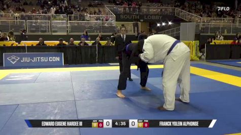 Franck Yolein Alphonse vs Edward Eugene Hardee III 2025 Pan Jiu Jitsu IBJJF Championship