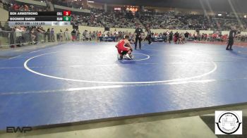 118 lbs Consi Of 32 #1 - Ben Armstrong, Collinsville Junior High vs Boomer Smith, Blanchard High School