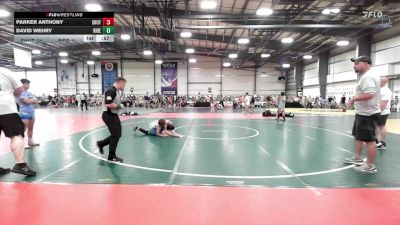 100 lbs Rr Rnd 1 - Parker Anthony, TSB vs David Wehry, Ride Out Wrestling Club