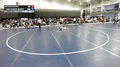 135 lbs Cons. Sub-quarters - Addilyn Masters, Raider Wrestling Club vs Aleiya Cullinan, MATPAC Wrestling Club