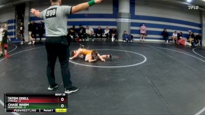 72 lbs Round 7 (8 Team) - Tatem Odell, CTWHALE vs Chase Warm, Headhunters