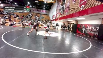 165 lbs Cons. Semi - Julian Meza, Rock Springs vs Cael Hoopes, Star Valley