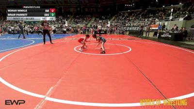 60 lbs Consi Of 16 #2 - Norah Winkle, Raw Wrestling Club vs Briar Parrett, Choose Hard Wrestling Academy