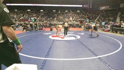3A-165 lbs Semifinal - Landon Fornstrom, Pinedale vs Brody Behrend, Buffalo