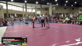 106 lbs Round 5 (6 Team) - Zane Blanchard, North Desoto Wrestling Academy vs Brody Peck, Funky Boyz