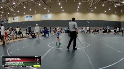 48 lbs Semifinal - Nixon Mendoza, CVBJJ vs Hudson OConnor, New Kent Wrestling Club