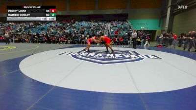 285 lbs Round Of 32 - Destry Lujan, Yukon vs Mathew Cooley, Oakdale