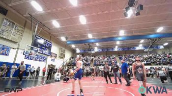 92-98 lbs Quarterfinal - Jacob Gwin, Oklahoma Underground vs Trigger Goss, Vinita Kids Wrestling