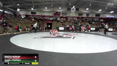 141 lbs Cons. Round 3 - Daniel Stanfield, Marian vs Dakota Quinlan, Unattached - Rochester