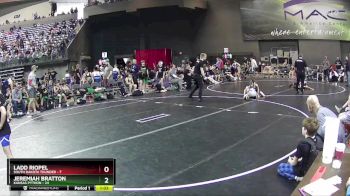 90 lbs Round 2 (4 Team) - Jeremiah Bratton, Kansas Python vs Ladd Riopel, South Dakota Thunder