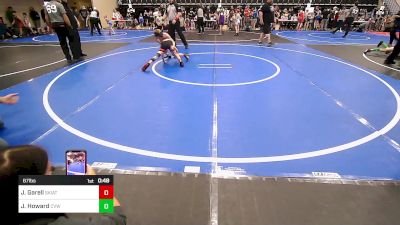 67 lbs Quarterfinal - Jaxon Garell, Skiatook Youth Wrestling vs Jamison Howard, Caney Valley Wrestling