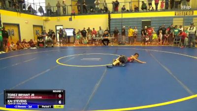 60-62 lbs Round 1 - Kai Stevens, Team Of Hard Knox vs Torez Bryant Jr, Cowley County Freco Wrestling