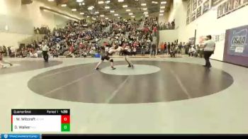 195 lbs Quarterfinal - William Witcraft, Redmond vs Darrius Walker, Hillsboro