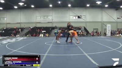 160 lbs Semis & 3rd Wb (16 Team) - Logan Swaw, Illinois vs Latrell Schafer, Georgia Red