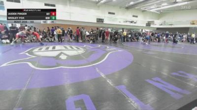 165 lbs Quarterfinal - Jaiden Finger, RBYWC vs Wesley Fox, Mat Demon Wrestling