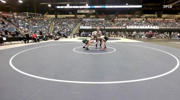 165 lbs Quarterfinal - Emerson Tjaden, De Soto HS vs Abe Starnes, Goddard-Eisenhower HS