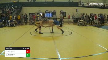 149 lbs Round Of 16 - Ian Senz, Kent State vs Alec Opsal, Air Force