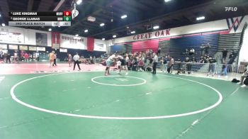 285 lbs 3rd Place Match - George Llamas, Montclair vs Luke Kingman, Murrieta Valley