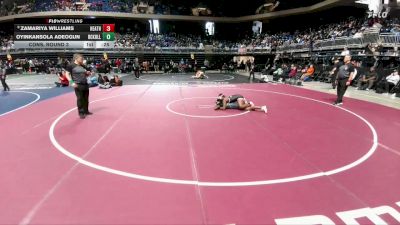 6A 165 lbs Cons. Round 3 - Zamariya Williams, Rockwall Heath vs Oyinkansola Adeogun, Prosper Rock Hill