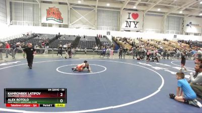 53 lbs Cons. Round 4 - Kamronbek Latipov, Willpower Wrestling vs Alex Rotolo, Deep Roots Wrestling Club