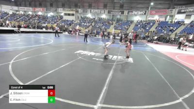 77 lbs Consi Of 4 - Jeb Gibson, Crowley County vs Cash Fitch, Colorado Elite Wrestling