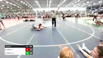 145 lbs Rr Rnd 1 - Kendall Bibla, Valley Vixxens vs Alahna Morris, Misfits Girls Wrestling