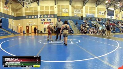 130 lbs Placement Matches (8 Team) - Lincoln Nester, Oak Hill Wrestling Club vs Sam Bowman, Husky Wrestling Club