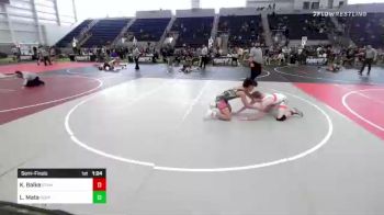 156 lbs Semifinal - Kaleb Balke, Stampede WC vs Lucas Mata, Dominate WC