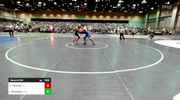 215 lbs Round Of 64 - Joseph Pasma, Stone Ridge Christian vs Isaac Braxton, Canyon View