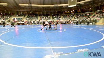 61 lbs Quarterfinal - Kendall Dean, Okmulgee vs Sawyer Shouse, Morrison Takedown Club