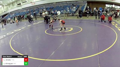 10U Boys - 63 lbs Cons. Round 7 - Luca Amato, Team Tugman Wrestling Club vs Jaime Almaguer, Victory Wrestling-Central WA