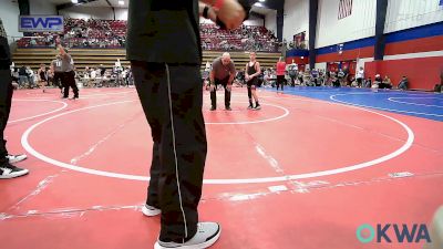 76 lbs Rr Rnd 4 - Kiowa Sparks, Grove Takedown Club vs Carter Herandy, McAlester Youth Wrestling