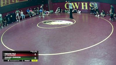 128 lbs Cons. Round 4 - Trevor Pile, Bay Area Dragons vs Tasman Johnson, Palo Alto