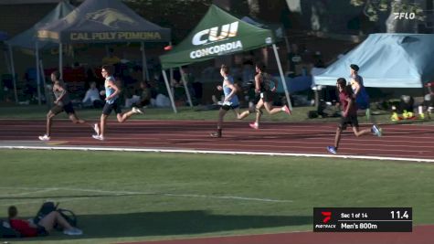 Men's 800m Track, Semi-Finals 1