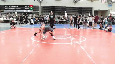 161 lbs Rr Rnd 5 - Dexter Franzen, Nebraska Elite - MSE vs Logan Vanwagenen, Warhawks Wrestling Inc. - MSE