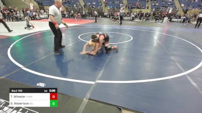 95 lbs Consi Of 16 #1 - Thatcher Wheeler, Team Grand Valley Elite vs Shane Robertson, Del Norte