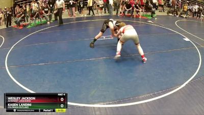 130 lbs Quarterfinal - Wesley Jackson, Altamont Longhorns vs Kasen Landini, Colorado Outlaws